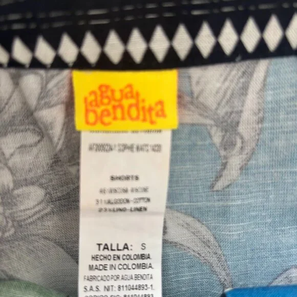 Agua Bendita Sophie Linen Shorts - Picture 5 of 5